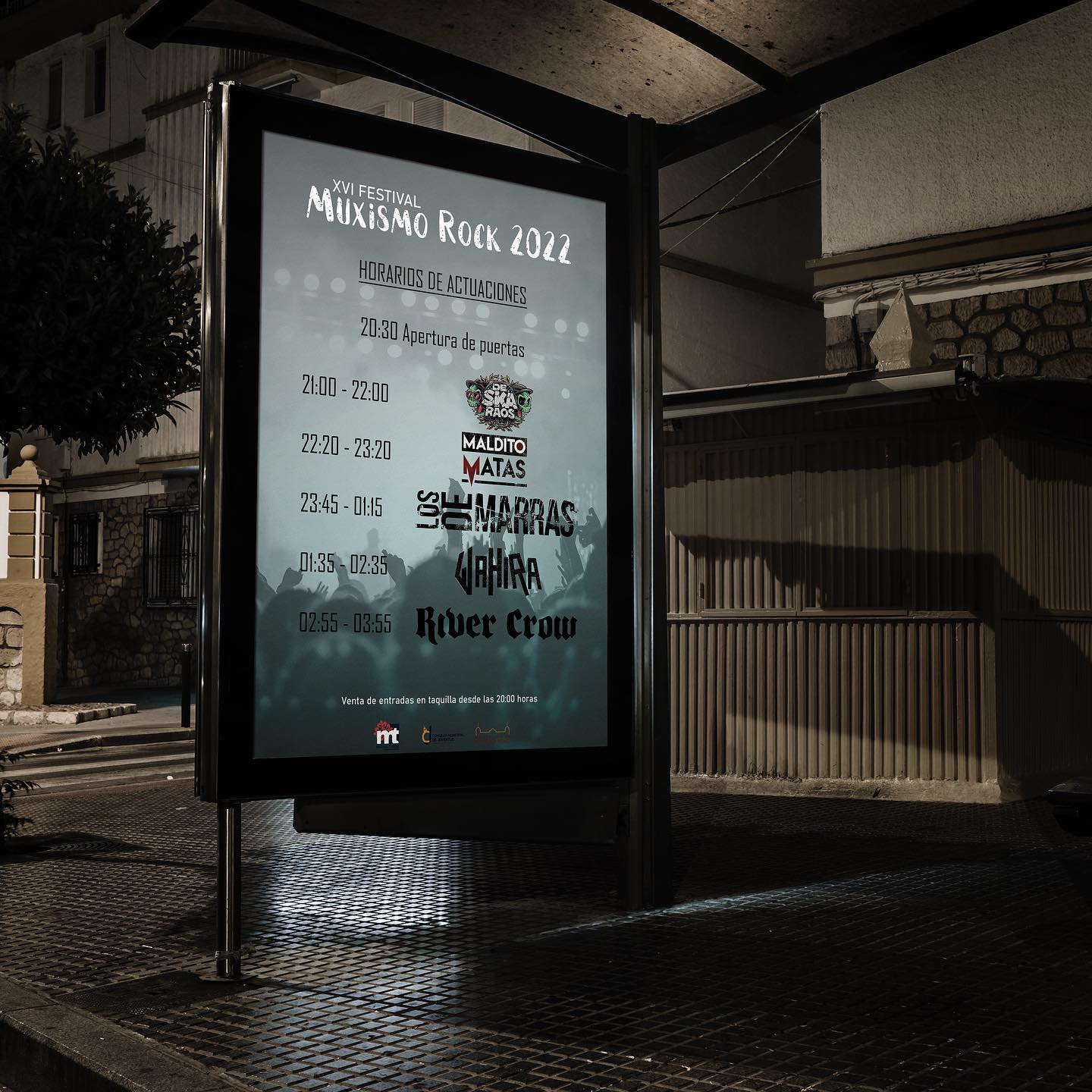 A partir de las 21:00 música y fiesta sin parar en el @muxismorock 
¿Tienes ya tu entrada?